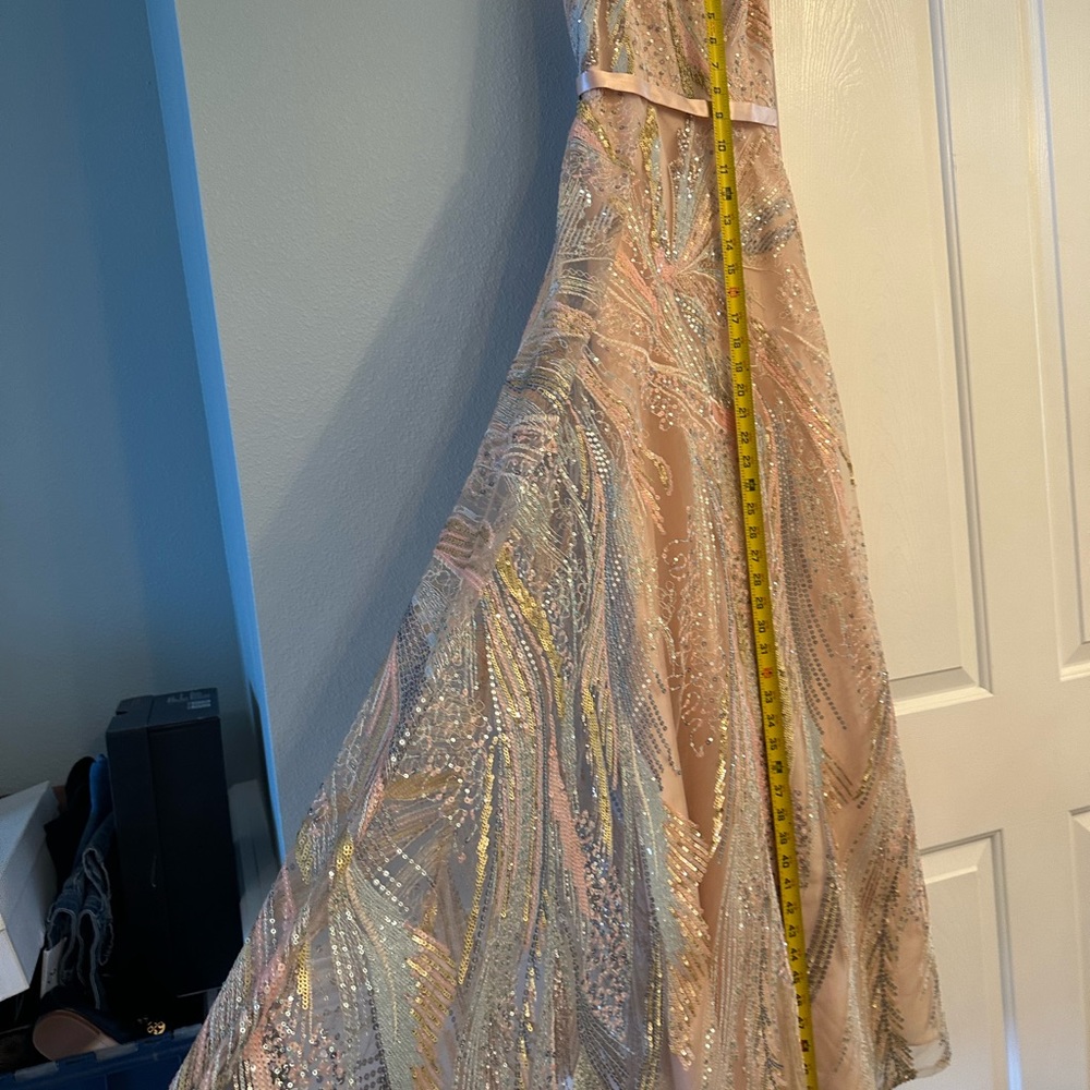 Jules & Cleo Sparkly Pink Ball Gown - Picture 13 of 13